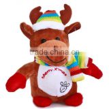 plush musical christmas toy baby reindeer cute singing christmas toys