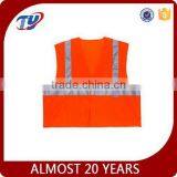 Security Mesh Orange/yellow High Visibility 3M Reflective Vests thumbnail-1
