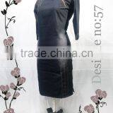 Mirror Work Kurti / Denim Kurti / Latest Long Kurti Designs / Wholesale Kurti / Hand Work Kurti thumbnail-4