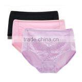 Professional Factory Custom Colorful 95% Cotton 5% Spandex with Lace Sexy Fancy Woman Underwear