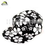 Flower/Floral 5 Panel Hat Blank Snap Back Hats 5 Panel thumbnail-1