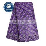 Beautiful Wedding Multi Color New Fashion African Swiss Voile Lace Fabric Eco-Friendly Feature Swiss Cotton Voile Lace SL0414 thumbnail-6