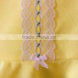 Hot Selling Sleeveless Lace Trim Knitted Cotton One Piece Casual New Model Child Girl Dress thumbnail-3