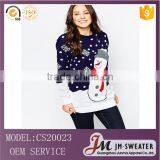 New Christmas Women Sweater Wih Round Neck and Long Sleeve thumbnail-1