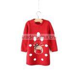 Baby Santa Sweater Dress Cotton Christmas Wear thumbnail-1