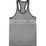 Contrast Piping 100% Cotton Mens Tank Top thumbnail-1