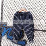 2-9 Years 2017 New Wholesale Autumn Cotton Good Quality Stripe Kids Clothing Pants thumbnail-5