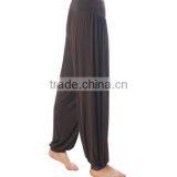 OEM Bulking Buy Closed Bottom Polyester/cotton Yarn Custom Women Yoga Pants Wholesale thumbnail-3