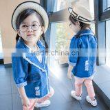 S16000A Wholesale New Latest Coat Designs Kids Denim Coat thumbnail-1