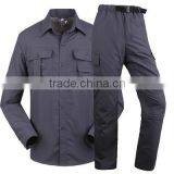 Juqian GZ Uniform Manufacturer Quick Drying Breathable Gray Wear Rough Industrial Engineering Work Clothes Uniform Suits