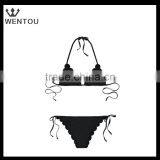 New Design Girl Strap Scalloped Bikini thumbnail-1