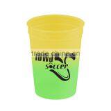 USA Made 12 oz Cool Color Changing Stadium Cup - Changes Color With Ice Cold Liquids, BPA-free and Comes With Your Logo thumbnail-6