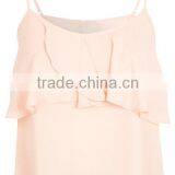 Peach Custom Crop Top Wholesale Blank T Shirts thumbnail-1