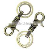 Wholesale Antique Bronze Key Chain Lobster Swivel Clasps For Key Ring thumbnail-2