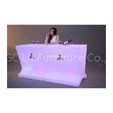 Waterproof Glowing LED bar counter with rgb light Outdoor Furniture