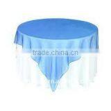 Wedding satin overlay and table overlay for party satin table linen