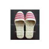 Manual Woven Straw Lady Slipper