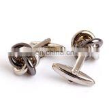 High Quality Silver Metal Knot Cufflinks thumbnail-3