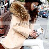 Newest Design China Factory Wholesale Women Winter Coat High Quality Japan Wool Coat thumbnail-4