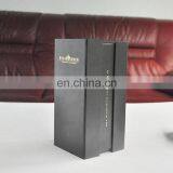 China Wholesale Customized Gold Logo Printing Black Hardcover Paper Box With Magnetic Turnover thumbnail-2