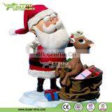 Chirstmas Lifelike Robotic Santa Claus Sculpture