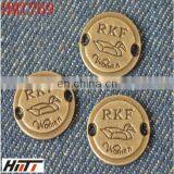 Charming Kraft Embossed Metal Ornaments for Jeans