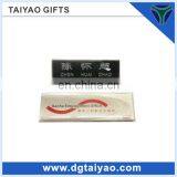 Plated And Engraved Alloy Metal Pin Badge With Customized Logo