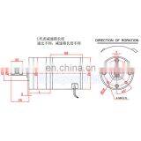 Shaft Diameter 8mm 12V 24V 45GX4568R DC Geared Motor thumbnail-5