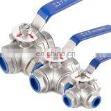 1.5 Inch 1000 Wog 3 Pieces Ball Valve Stainless Steel 316 CF8M 2 Piece Ball Valve thumbnail-6
