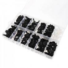 HE09 350PCS Black Car Universal Bumper Fixed Clamp Push Type Fasteners thumbnail-4