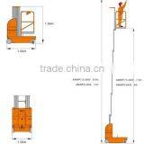 New Condition Electric Aluminium Work Platform Dual Mast AMWP2000 thumbnail-3