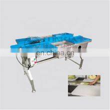 Stainless Steel Multi-Station Selection Conveyor Belt Conveyor Platform Fruits and Vegetable Sorting Platform thumbnail-2