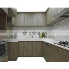 Malaysia Hot Sell Inexpensive Wood Veneer Kitchen Cabinet thumbnail-4