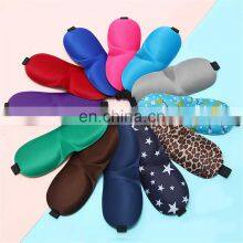 Personalized Colorful Comfortable Sleeping Eye Masks Memory Foam Outdoor Travel 3D Sleep Contoured Eye Mask