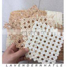 High Quality Natural Mesh Rattan Cane Webbing Roll Woven Bleached Rattan Webbing Cane From Vilata Viet Nam thumbnail-4