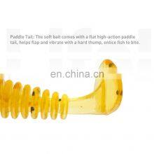 JOHNCOO 35mm 0.7g Paddle Tail Fishing Bass Pike Zander Soft Baits 50pcs/box thumbnail-4