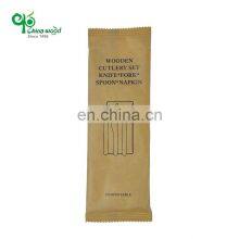 YADA Disposable Wooden Cutlery Set Biodegradable Compostable Sustainable Natural Wooden Fork and Spoon thumbnail-1