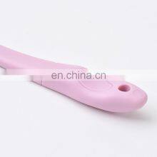 Bathroom Rubbing Back Silica Gel Long Handle Soft Fur Nylon Bristle Plastic BPA Free Scrubber Bath Brush thumbnail-4