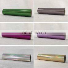 Korea Quality Wholesale High Elastic Foil Metallic Heat Transfer Vinyl for t Shirts thumbnail-2