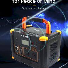 COOLADEA Waterproof Camping Solar Portable Power Station Generator 1000W thumbnail-5