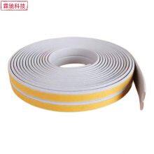 Self adhesive sealing strip for doors and windows, shock absorption and sound insulation sealing strip