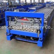 Stainless Steel Galvanized Color Steel Corrugated Panel Omega Hat Purlin Roll Forming Machine thumbnail-2