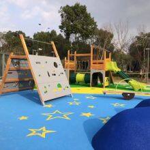 Colored EPDM Rubber Playground Floor Wet Pour in Rubber Surface thumbnail-1