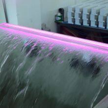 RGB LED Waterfall Light for Garden Pool Decoration Replaceable Strip Water Descent Fountain thumbnail-2
