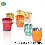 Gold Colored Glass Candle Jars Tealight Holder Popular