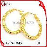 Wholesale Fashion Jewelry Oval Hoop Jewelry Fashion Earrings thumbnail-1
