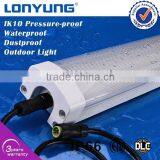 New Brightness DLC ETL Rohs Led Tri-proof Lamp With 3 Years Warranty