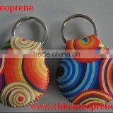 Round Neoprene Car Key Holder