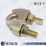 Rigging Hardware Electro Galvanized Cast Din1142 Malleable Wire Rope Cable Clamp thumbnail-1