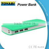 10000mah Portable Charger Power Bank Rubber Coating Finish With 3 USB Port and LED Light thumbnail-3